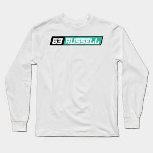 George Russell 63 F1 Driver Long Sleeve T-Shirt